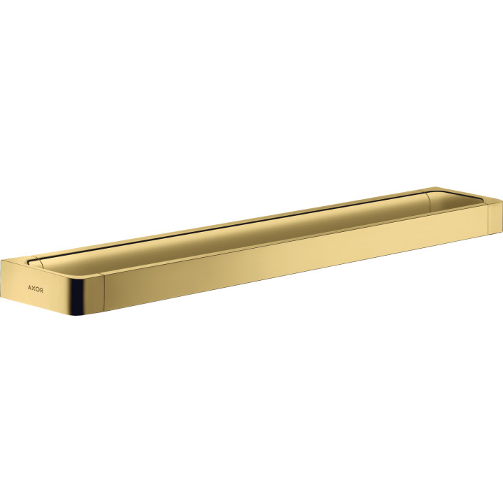 AX Universal Softsquare Wieszak na ręcznik kąpielowy 600 mm, Złoty Optyczny Polerowany