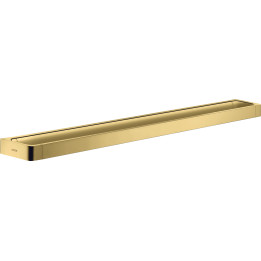 AX Universal Softsquare Wieszak na ręcznik kąpielowy 800 mm, Złoty Optyczny Polerowany