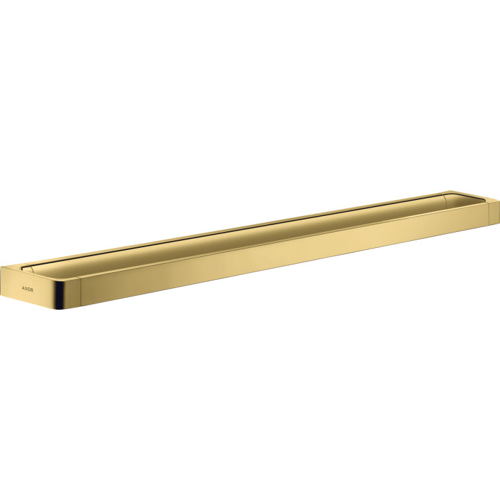 AX Universal Softsquare Wieszak na ręcznik kąpielowy 800 mm, Złoty Optyczny Polerowany