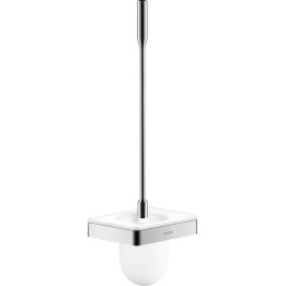 AX Universal Softsquare Szczotka do WC z pojemnikiem, ścienna, Chrom