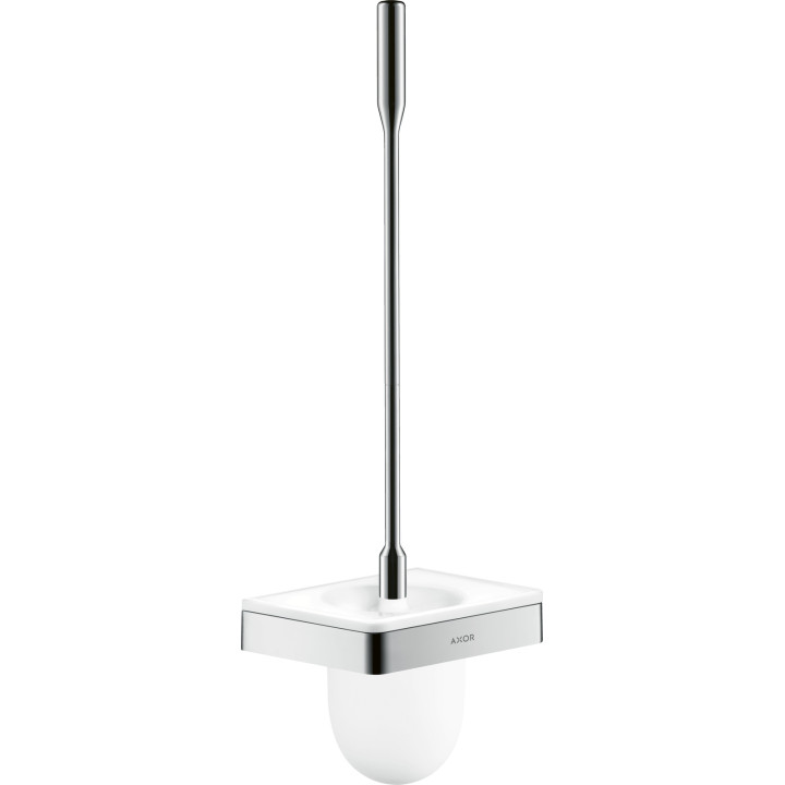 AX Universal Softsquare Szczotka do WC z pojemnikiem, ścienna, Chrom