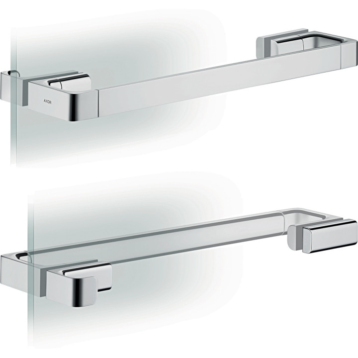 AX Universal Softsquare Uchwyt drzwi prysznicowych 444 mm, Chrom