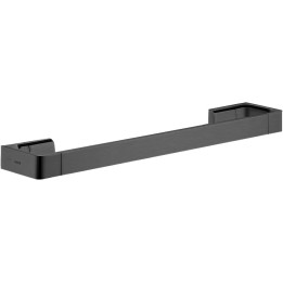 AX Universal Softsquare Uchwyt drzwi prysznicowych 444 mm, Czarny Chrom Szczotkowany
