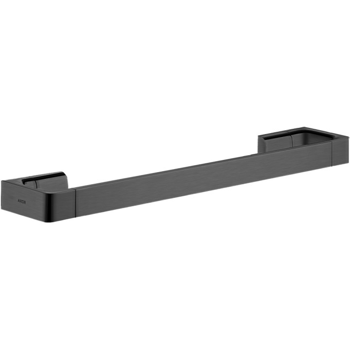 AX Universal Softsquare Uchwyt drzwi prysznicowych 444 mm, Czarny Chrom Szczotkowany