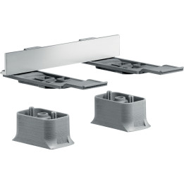 AX Universal Softsquare Zestaw adapterów, Chrom