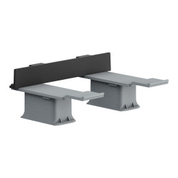 AX Universal Softsquare Zestaw adapterów, Czarny Matowy