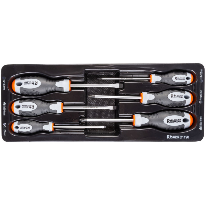 WKŁAD - WKRĘTAKI INDUSTRY 6 ELEM. S2 TAJWAN + TACKA C1101