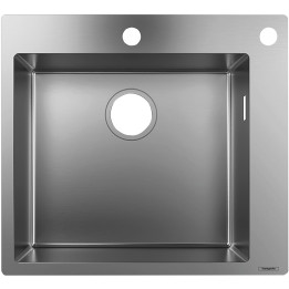 HG S71 S712-F450 Zlewozmywak nablatowy 450, Stal Szlachetna