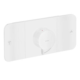 AX One Moduł termostatyczny do 2 odbiorników, podtynkowy, Biały Matowy