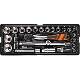 WKŁAD - ZESTAW NASADEK 1/2" 8-32 MM 25 ELEM. (TACKA C1101 W ZESTAWIE)