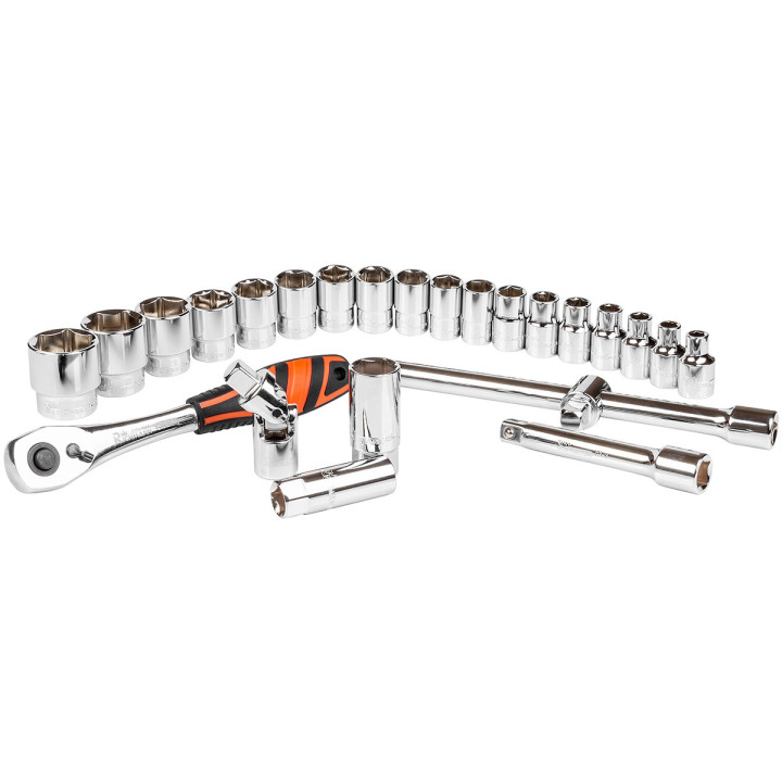 WKŁAD - ZESTAW NASADEK 1/2" 8-32 MM 25 ELEM. (TACKA C1101 W ZESTAWIE)