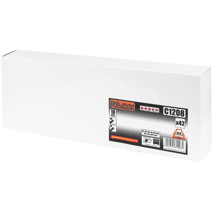 WKŁAD - ZESTAW BITÓW SPLINE M4-M18 I RIBE M4-M18, S2 42 ELEM. + TACKA C1101