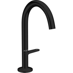 Axor One Bateria umywalkowa Select 170 z kompletem odpływowym Push-Open, Czarny Matowy
