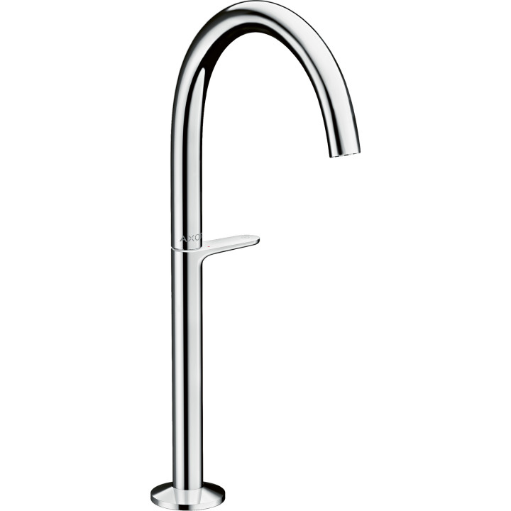 AX One Bateria umywalkowa Select 260 do umywalek nablatowych z kompletem odpływowym Push-Open, Chrom