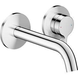 AX One Jednouchwytowa bateria umywalkowa z wylewką 160 mm, ścienna, podtynkowa, Chrom