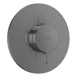 Axor One Bateria z mieszaczem do 1 odbiornika, podtynkowa, Czarny Chrom Szczotkowany