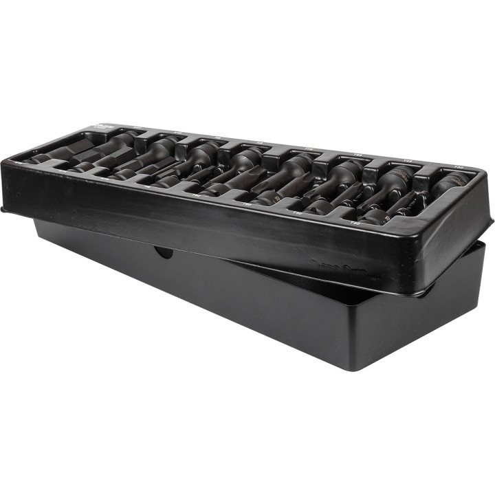 WKŁAD - NASADKI UDAROWE 1/2' 78MM IMBUS H5-H19, TORX T30-T80 16 ELEM. (TACKA C1101 W ZESTAWIE)
