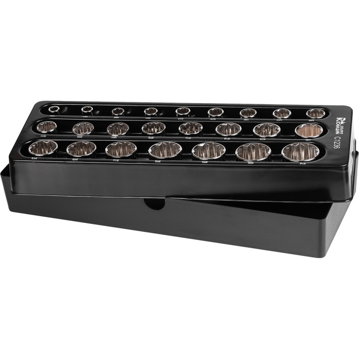 WKŁAD - NASADKI 1/2' 12-KĄTNE 8-32MM 24 ELEM. (TACKA C1101 W ZESTAWIE)