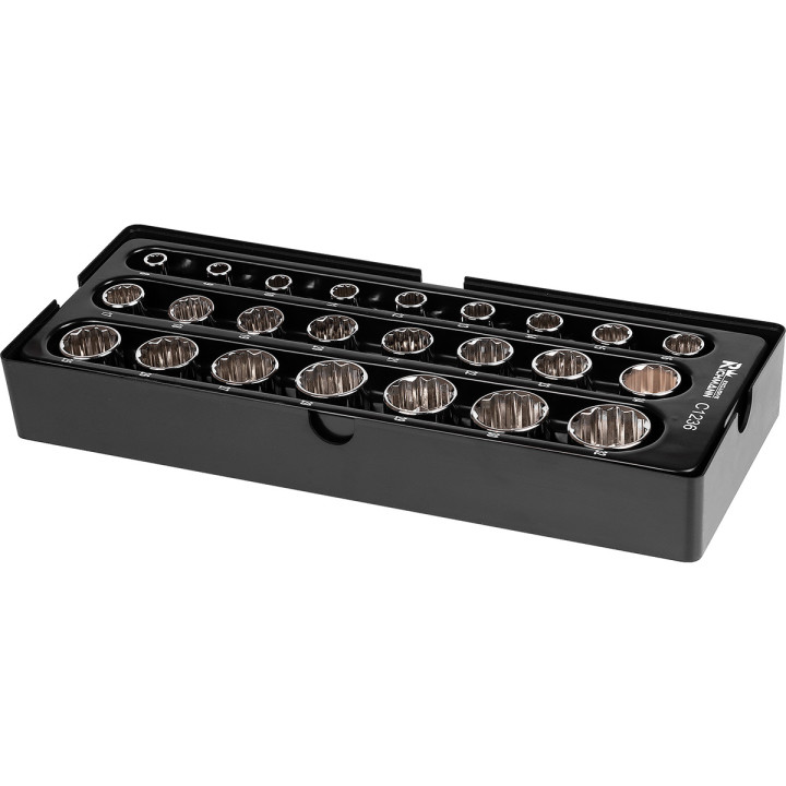 WKŁAD - NASADKI 1/2' 12-KĄTNE 8-32MM 24 ELEM. (TACKA C1101 W ZESTAWIE)