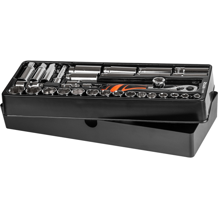 WKŁAD - ZESTAW NASADEK 3/8' 8-24 MM 33 ELEM. + (TACKA C1101 W ZESTAWIE)