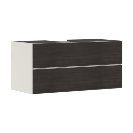 HG Xevolos E Szafka pod szlifowaną umywalkę wpuszczaną w blat /nablatowąz 2 szufladami 1180/550, Piaskowy Beż Matowy, Kolor fron