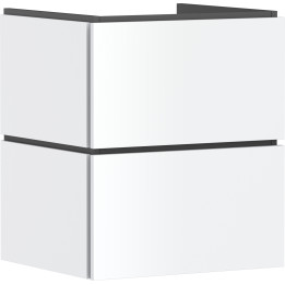 HG Xilesa E Szafka pod umywalkę wiszącą z 2 szufladami PushOpen 530/470, Biały Matowy