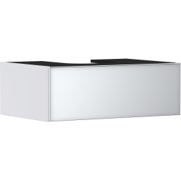 HG Xevolos E Szafka pod szlifowaną umywalkę wpuszczaną w blat/nablatową z 1 szufladą 780/550, Biały Matowy, Kolor frontu: Biały 