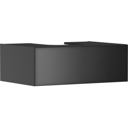 HG Xevolos E Szafka pod szlifowaną umywalkę wpuszczaną w blat/nablatową z 1 szufladą 780/550, Szary Łupek Matowy, Kolor frontu: 