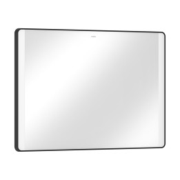 HG Xarita Lite Q Lustro z bocznym oświetleniem LED 1000/30, włącznik ścienny, Czarny Matowy