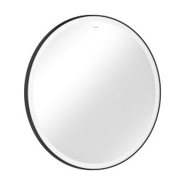 HG Xarita Lite S Lustro oświetleniem LED 900/30, włącznik ścienny, Czarny Matowy