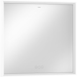 HG Xarita E Lustro z oświetleniem LED 800/50, pojemnościowy sensor dotykowy, Biały Matowy