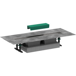 HG uBox universal Kompletny zestaw do odpływów liniowych 600, niski