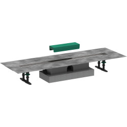 HG uBox universal Kompletny zestaw do odpływów liniowych 800, niski