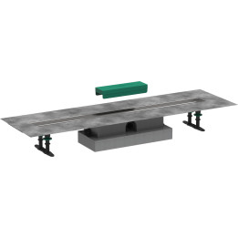 HG uBox universal Kompletny zestaw do odpływów liniowych 900, niski