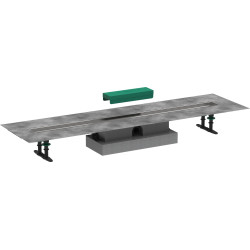 HG uBox universal Kompletny zestaw do odpływów liniowych 1000, niski