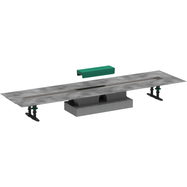HG uBox universal Kompletny zestaw do odpływów liniowych 1000, niski