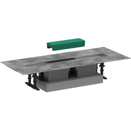 HG uBox universal Kompletny zestaw do odpływów liniowych 600, standardowy
