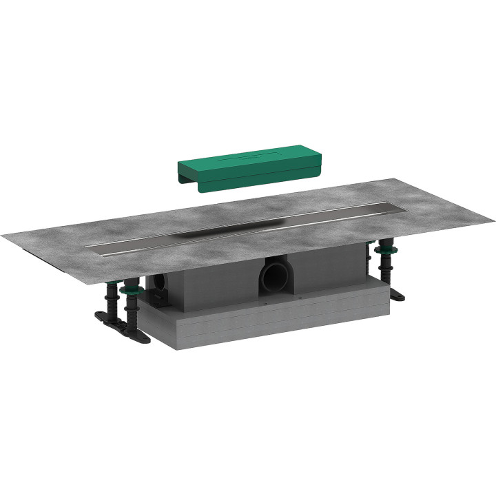 HG uBox universal Kompletny zestaw do odpływów liniowych 600, standardowy