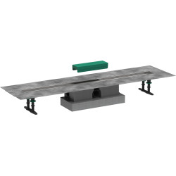 HG uBox universal Kompletny zestaw do odpływów liniowych 1000, standardowy