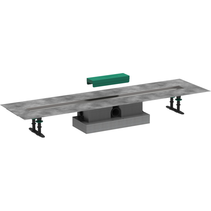 HG uBox universal Kompletny zestaw do odpływów liniowych 1000, standardowy