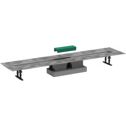 HG uBox universal Kompletny zestaw do odpływów liniowych 1200, standardowy