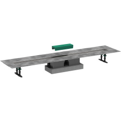 HG uBox universal Kompletny zestaw do odpływów liniowych 1200, standardowy