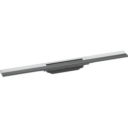 HG RainDrain Flex Element zewnętrzny odpływu liniowego 700 z możliwością przycięcia, montaż odsunięty od ściany, Chrom