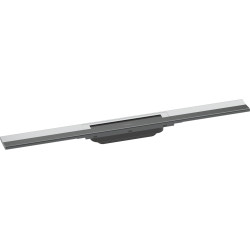 HG RainDrain Flex Element zewnętrzny odpływu liniowego 700 z możliwością przycięcia, montaż odsunięty od ściany, Chrom