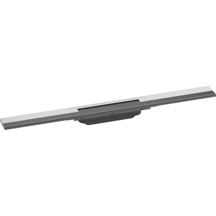 HG RainDrain Flex Element zewnętrzny odpływu liniowego 700 z możliwością przycięcia, montaż odsunięty od ściany, Chrom