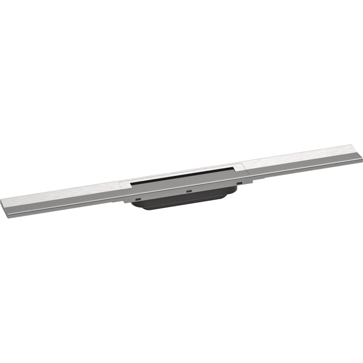 HG RainDrain Flex Element zewnętrzny odpływu liniowego 700 z możliwością przycięcia, montaż odsunięty od ściany, Stal Szlachetna