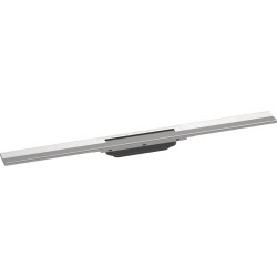 HG RainDrain Flex Element zewnętrzny odpływu liniowego 800 z możliwością przycięcia, montaż odsunięty od ściany, Stal Szlachetna