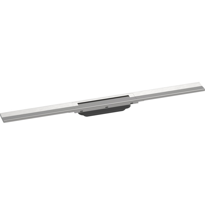 HG RainDrain Flex Element zewnętrzny odpływu liniowego 800 z możliwością przycięcia, montaż odsunięty od ściany, Stal Szlachetna