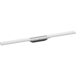HG RainDrain Flex Element zewnętrzny odpływu liniowego 900 z możliwością przycięcia, montaż odsunięty od ściany, Biały Matowy