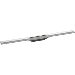 HG RainDrain Flex Element zewnętrzny odpływu liniowego 900 z możliwością przycięcia, montaż odsunięty od ściany, Stal Szlachetna